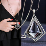 Geometric Crystal Necklace