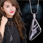 Geometric Crystal Necklace