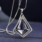 Geometric Crystal Necklace