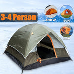 Windbreak Camping Tent Dual Layer Waterproof