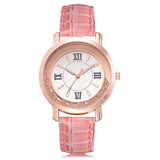 watch Rhinestone Leather Bracelet