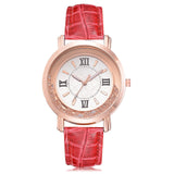 watch Rhinestone Leather Bracelet