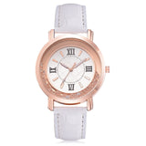 watch Rhinestone Leather Bracelet