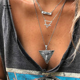 Multi-layer necklaces