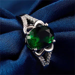 Ring Ladie's Korean Jewelry Green