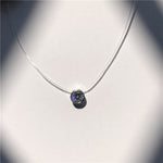 crystal zircon necklace